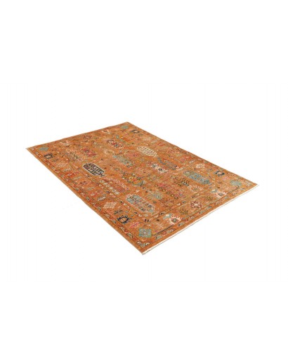 Tappeto Tribal Pakistan arancione 126x178