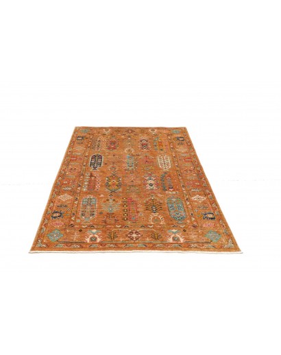 Tappeto Tribal Pakistan arancione 126x178