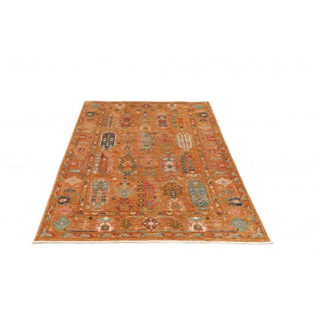 Tappeto Tribal Pakistan arancione 126x178
