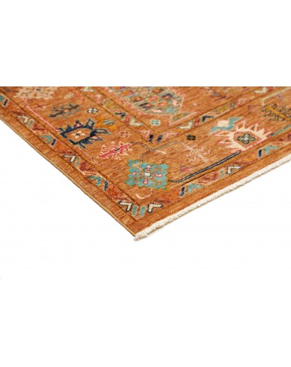 Tappeto Tribal Pakistan arancione 126x178