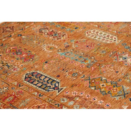 Tappeto Tribal Pakistan arancione 126x178