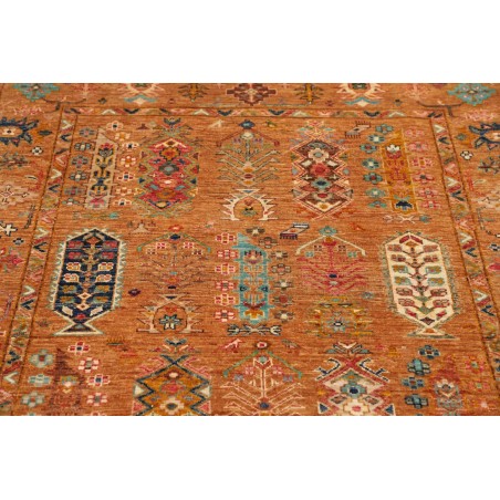 Tappeto Tribal Pakistan arancione 126x178