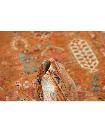 Tappeto Tribal Pakistan arancione 126x178