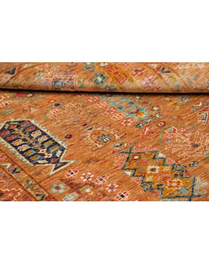 Tappeto Tribal Pakistan arancione 126x178