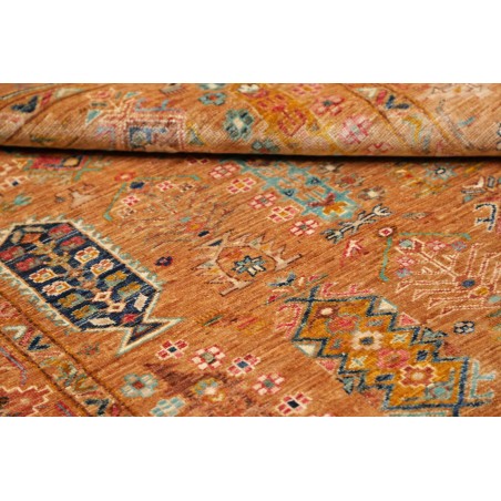 Tappeto Tribal Pakistan arancione 126x178