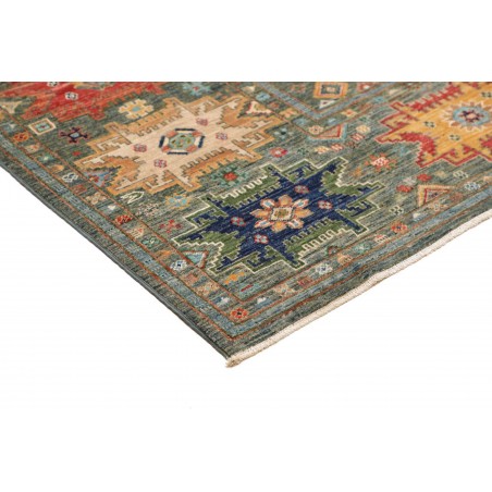 Tappeto Tribal Pakistan bianco marrone 148x197