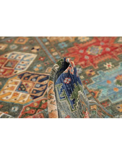 Tappeto Tribal Pakistan bianco marrone 148x197