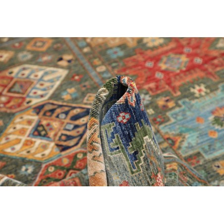 Tappeto Tribal Pakistan bianco marrone 148x197