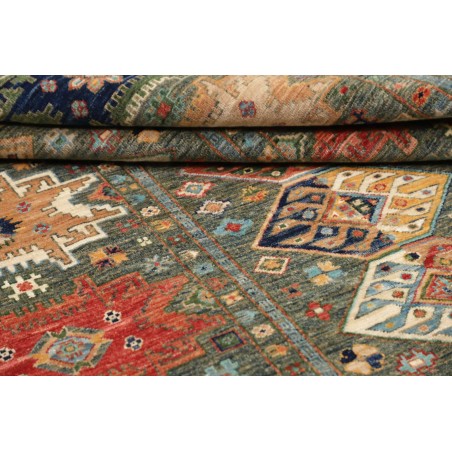 Tappeto Tribal Pakistan bianco marrone 148x197