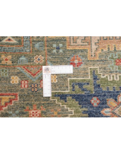 Tappeto Tribal Pakistan bianco marrone 148x197