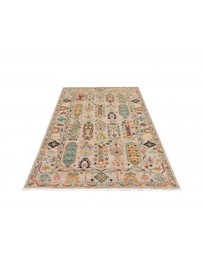 Tappeto Tribal Pakistan marrone beige 120x193