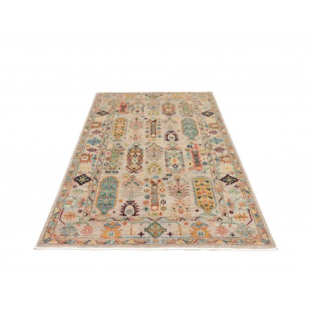 Tappeto Tribal Pakistan marrone beige 120x193