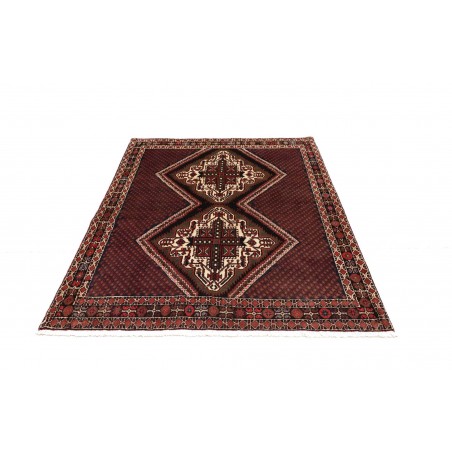Tappeto Shahreza Persia grigio marrone 136x178