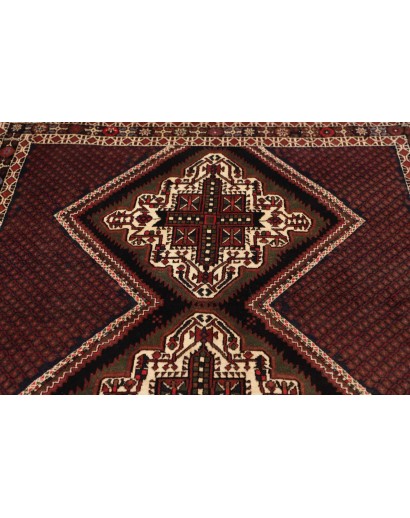 Tappeto Shahreza Persia grigio marrone 136x178