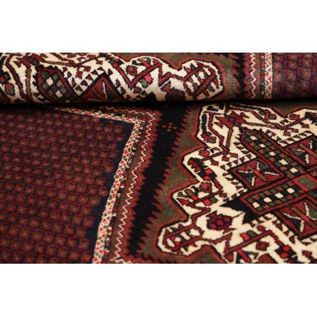 Tappeto Shahreza Persia grigio marrone 136x178
