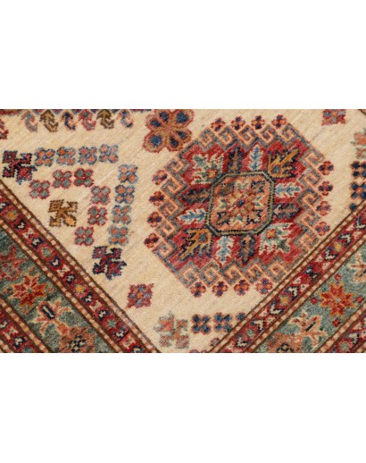 Tappeto Kazak Fine Pakistan arancione grigio 79x404