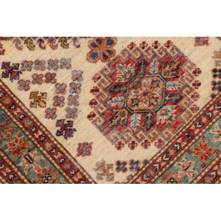 Tappeto Kazak Fine Pakistan arancione grigio 79x404