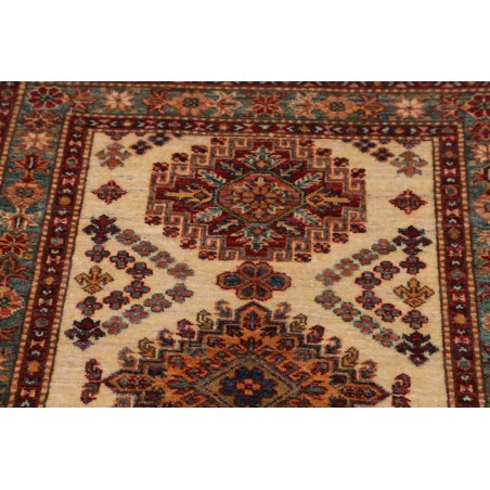 Tappeto Kazak Fine Pakistan arancione grigio 79x404