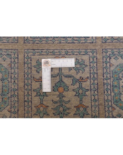 Tappeto Bakhteari Pakistan bianco grigio 77x237