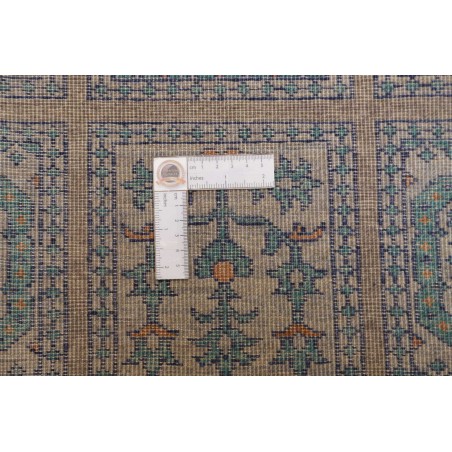 Tappeto Bakhteari Pakistan bianco grigio 77x237