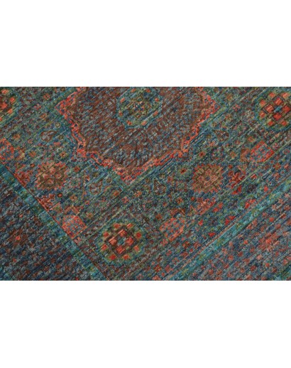 Tappeto Mamlouk Pakistan azzurro 82x240