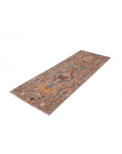Tappeto Tribal Pakistan marrone grigio 78x205