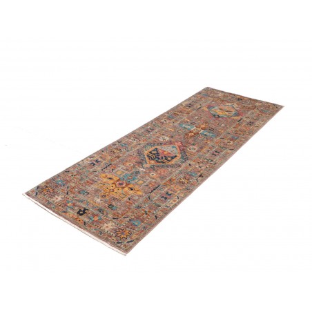 Tappeto Tribal Pakistan marrone grigio 78x205
