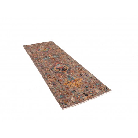 Tappeto Tribal Pakistan marrone grigio 78x205