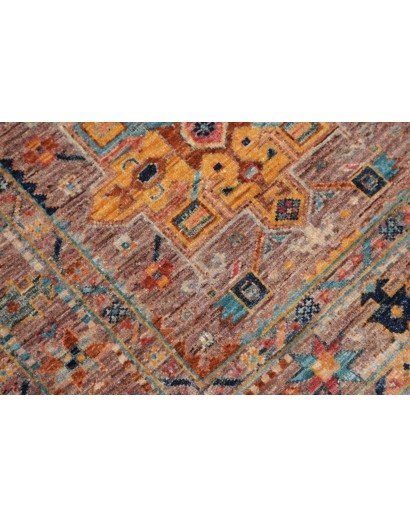Tappeto Tribal Pakistan marrone grigio 78x205