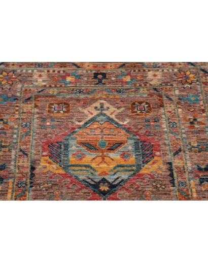 Tappeto Tribal Pakistan marrone grigio 78x205