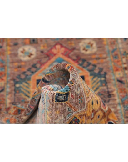 Tappeto Tribal Pakistan marrone grigio 78x205