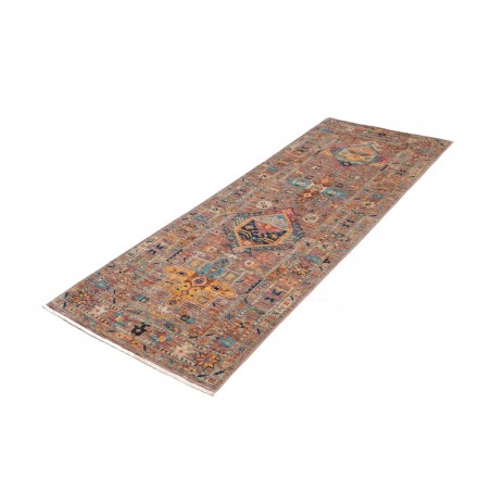 Tappeto Tribal Pakistan marrone grigio 75x204