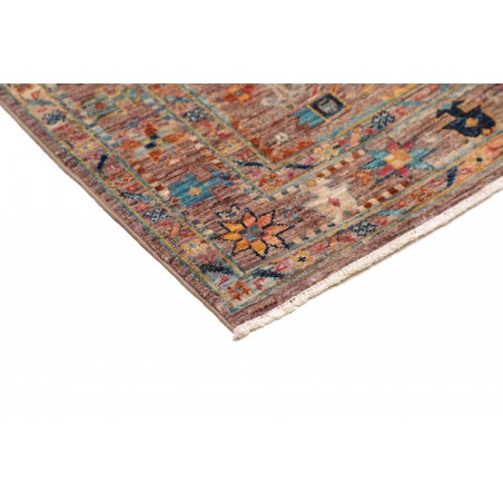 Tappeto Tribal Pakistan marrone grigio 75x204