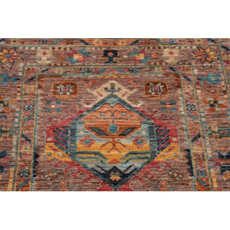 Tappeto Tribal Pakistan marrone grigio 75x204