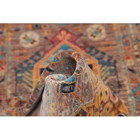 Tappeto Tribal Pakistan marrone grigio 75x204