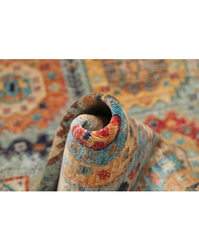 Tappeto Tribal Pakistan marrone grigio 82x273