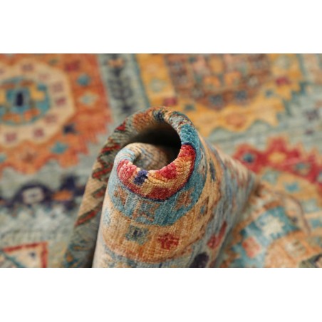 Tappeto Tribal Pakistan marrone grigio 82x273