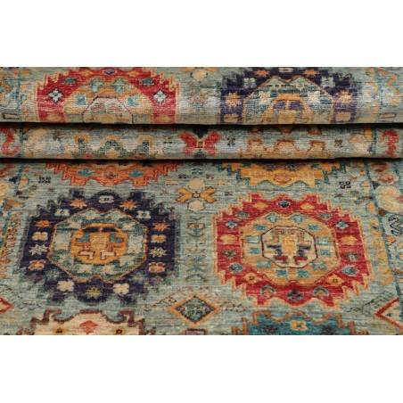 Tappeto Tribal Pakistan marrone grigio 82x273