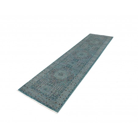 Tappeto Mamlouk Pakistan grigio azzurro 80x293