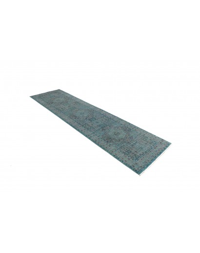 Tappeto Mamlouk Pakistan grigio azzurro 80x293