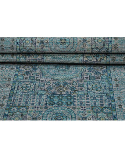 Tappeto Mamlouk Pakistan grigio azzurro 80x293
