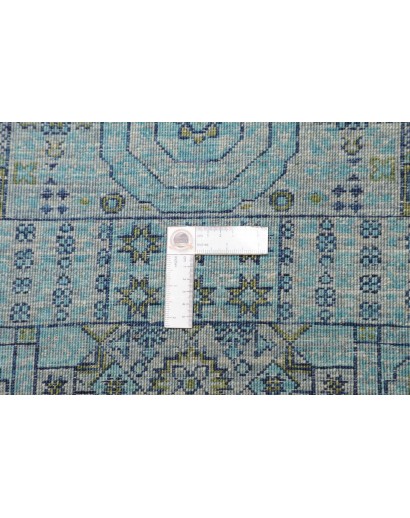 Tappeto Mamlouk Pakistan grigio azzurro 80x293