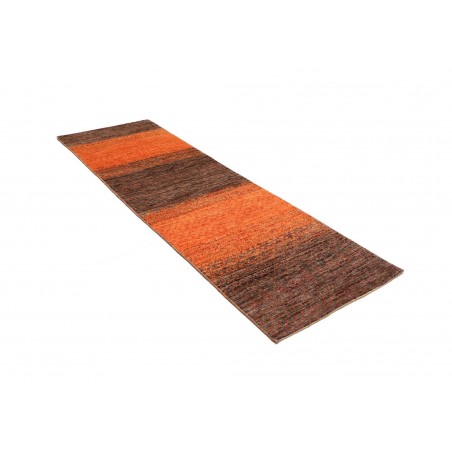 Tappeto Royal Gabbeh Pakistan marrone verde 79x247