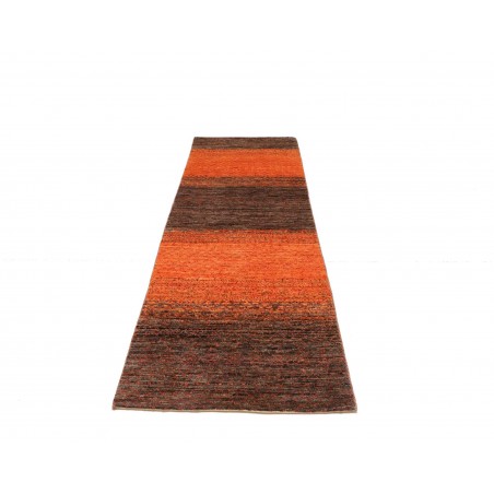 Tappeto Royal Gabbeh Pakistan marrone verde 79x247