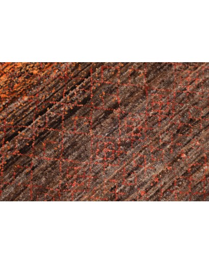 Tappeto Royal Gabbeh Pakistan marrone verde 79x247