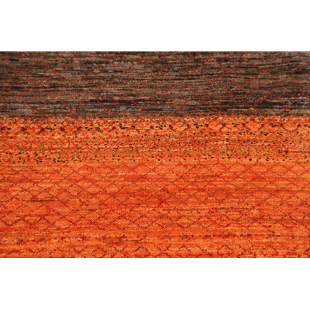 Tappeto Royal Gabbeh Pakistan marrone verde 79x247