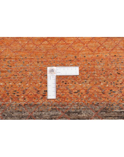 Tappeto Royal Gabbeh Pakistan marrone verde 79x247