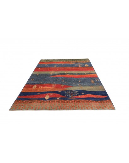Tappeto Royal Gabbeh Pakistan rosso bianco 170x230