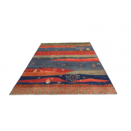 Tappeto Royal Gabbeh Pakistan rosso bianco 170x230