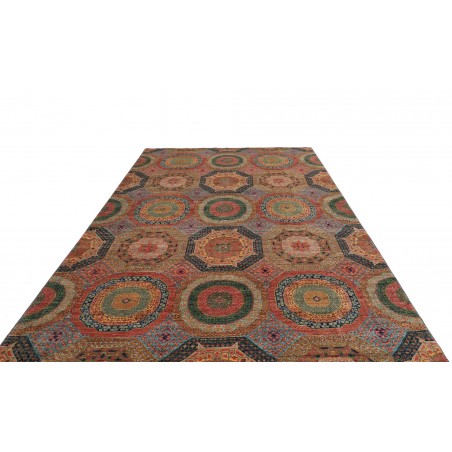 Tappeto Mamlouk Pakistan azzurro bianco 203x305